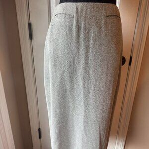 Liz Claiborne Collection Grey Tweed midi skirt